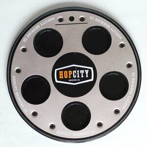 RARE Hop City Brewing Co. Beer Flight Serving Paddle Tray LARGE HOPCITY Beer